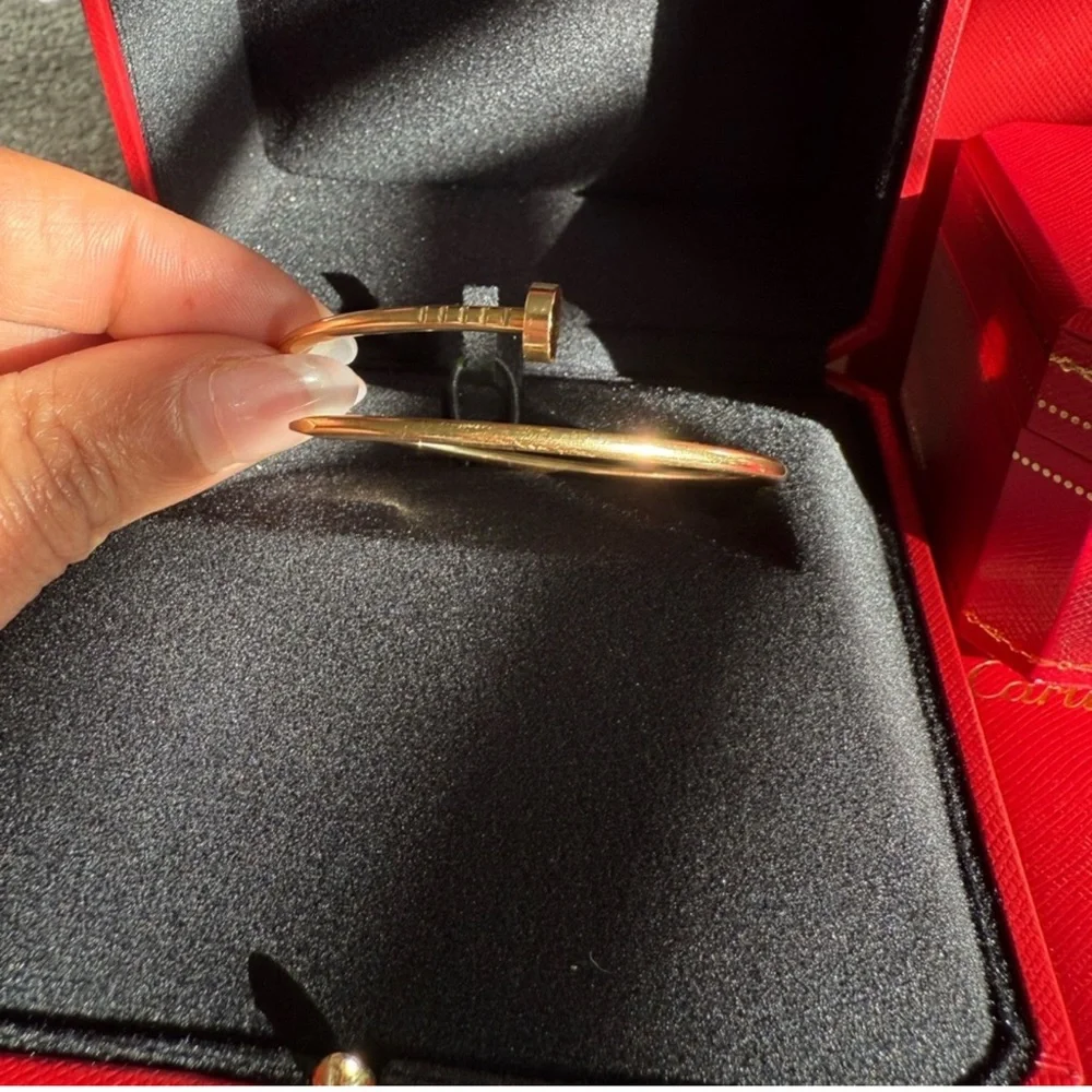 Authentic Cartier Juste un Clou Bracelet (18 K Gold) - Picture 5 of 11